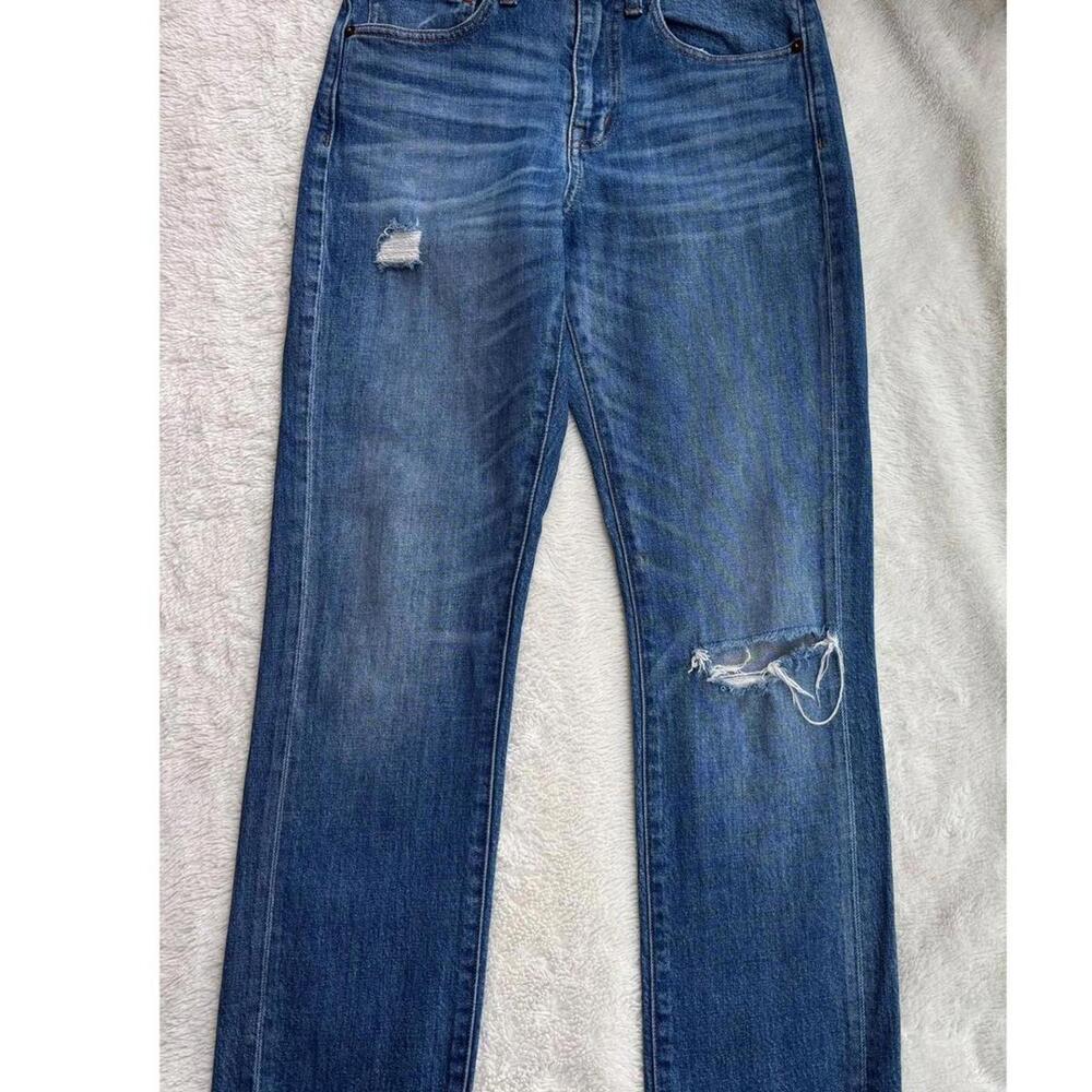 Madewell Women's Blue and Navy Jeans